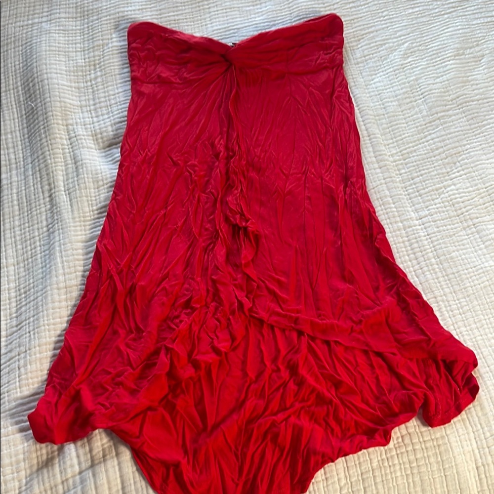 Elegant Red Skirt